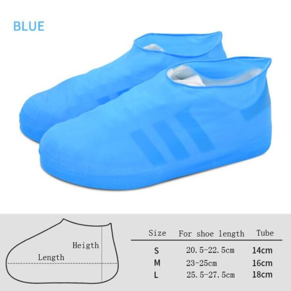 Outdoor latex shoe cover rainy day waterproof thickening non-slip wear foot cover
