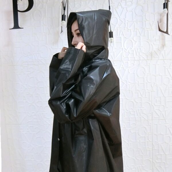 Raincoat for Women & Men Black Raincoat