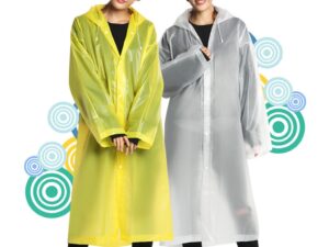Fashion EVA Women & Men Raincoat Thickened Waterproof