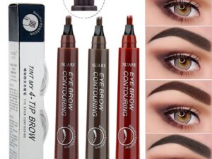 3D Eyebrow Pen Waterproof Fork Tip Eyebrow Tattoo Pencil Long Lasting Professional Fine Sketch Liquid Eye Brow Pen dropshopping