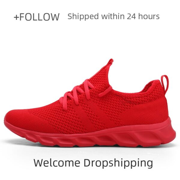 Men Light Running Shoes Breathable Lace-Up Jogging Shoes for Man Sneakers Anti-Odor Men's Casual Shoes Drop Shipping