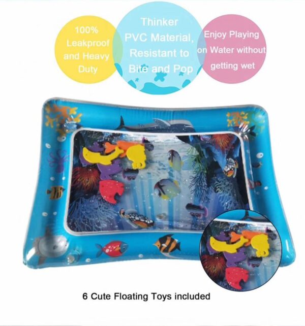 Baby Water Play Mat Tummy Time Toys Newborns Playmat PVC Toddler Baby Carpet Fun Activity Inflatbale Mat Gift For Kids