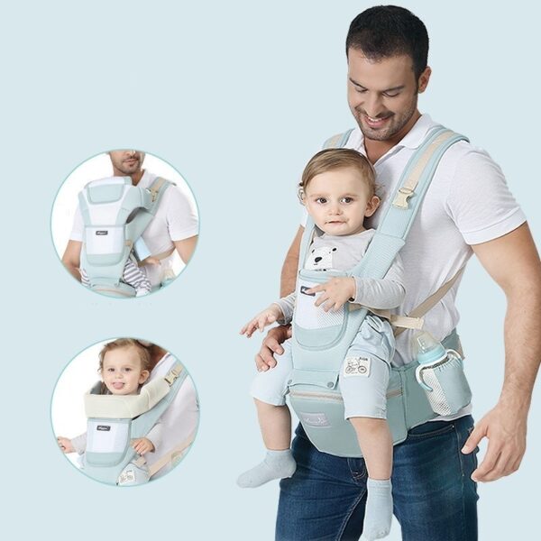 Ergonomic new born Baby Carrier Infant Kids Backpack Hipseat Sling Front Facing Kangaroo Baby Wrap for Baby Travel 0-36 months
